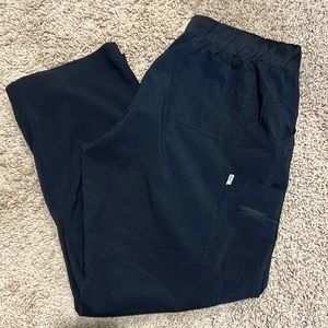 Black side suit Scrub Pants